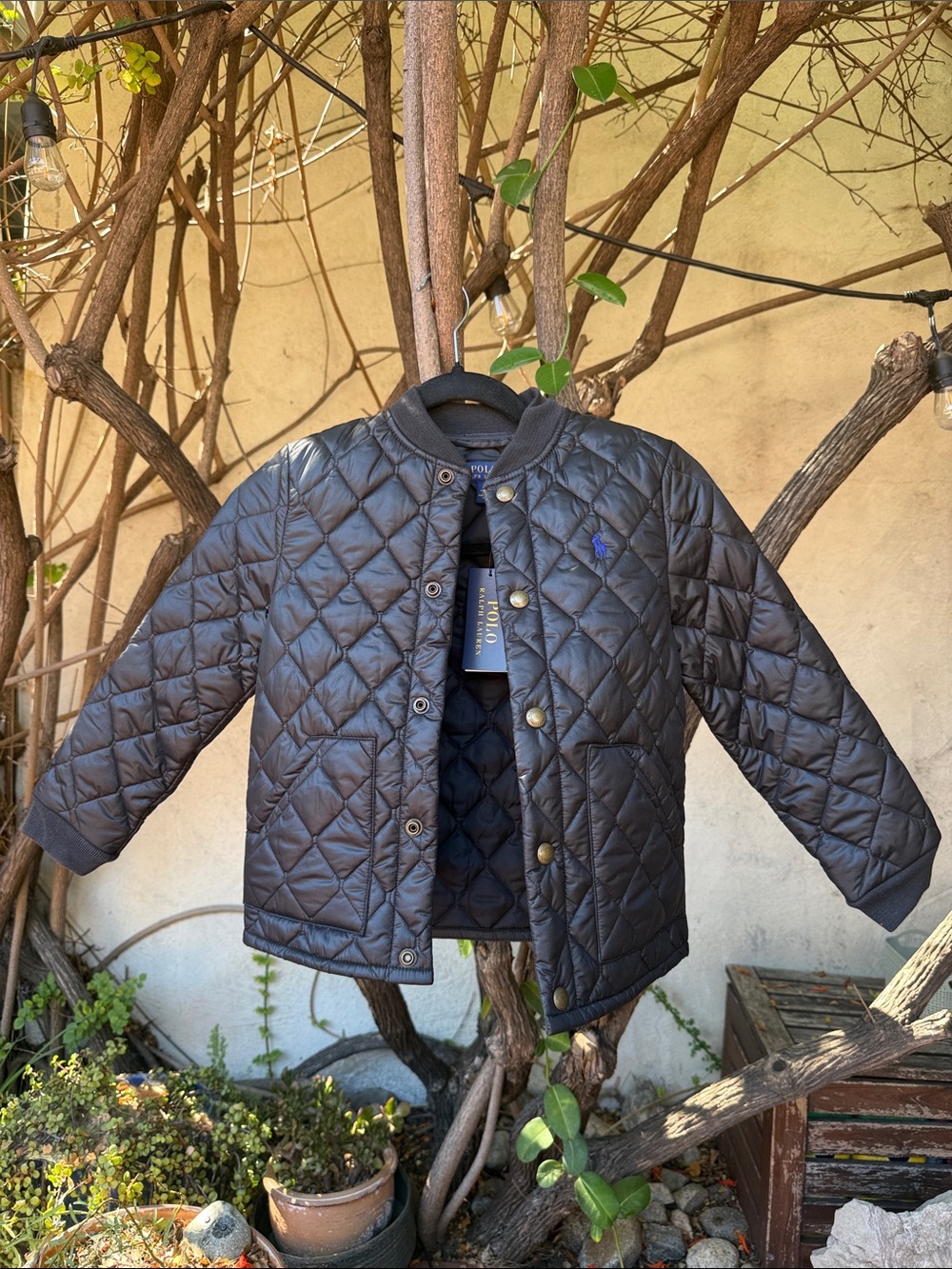 Polo by Ralph Lauren Quilted Black Boys' Puffer Jacket